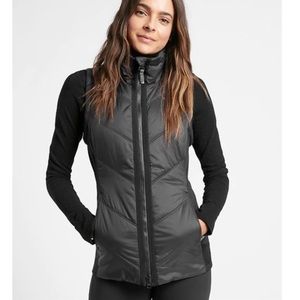 Athleta Rock Ridge Prima Loft Navy Vest XS.